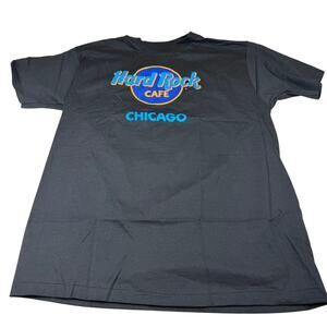 Vintage Hard Rock Cafe Chicago Black T-Shirt XL USA Made